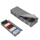 Foldable under Bed Storage Bag Box Clothes Shoes Tidy Organizer for Dormitory,
