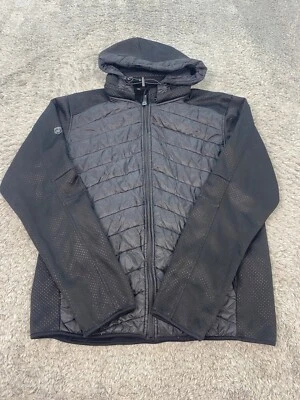 Point Zero Jacket Mens Large Black Performance Dry Edition Full Zip Hooded Ski C - Image 1 of 4