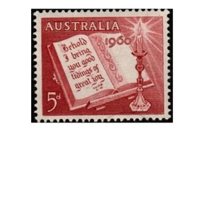 Australia 1960 5d CHRISTMAS Unhinged Mint, SG 338 - Picture 1 of 1