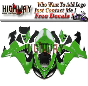 Fairings For Kawasaki Ninja 2006 2007 ZX-10R ABS Kit Bodywork Green White Black - Picture 1 of 6