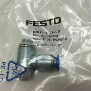 1 STCK. FESTO GRLZ-1/8-QS-6-D 193158 VENTIL - NEU KOSTENLOSER VERSAND #FES - Bild 1 von 3