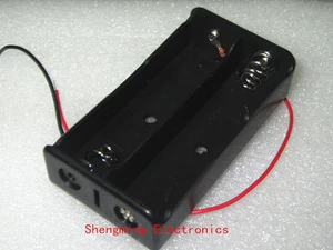 5 Stück 18650 Batteriekoffer 2x18650 2x3,7V Batteriehalter Box Koffer mit Draht - Bild 1 von 2
