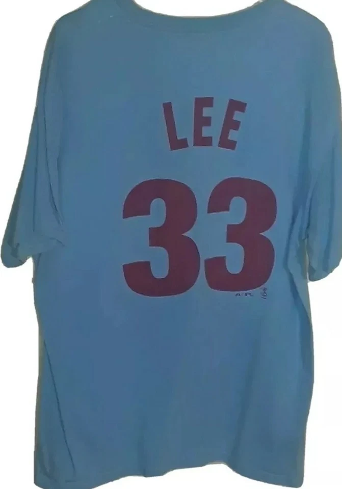 MLB Philadelphia Phillies #33 Cliff Lee Jersey Shirt By Majestic! Adult XL. - Image 1 of 3