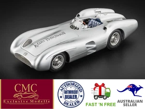 CMC M-137 Mercedes-Benz W196R, Streamliner, 1954 Hans Herrmann Signed Ed, 1:18 - Bild 1 von 3
