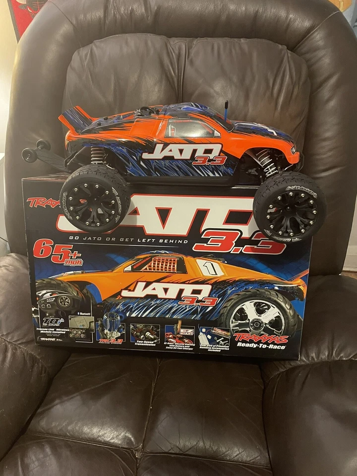 Traxxas Jato 3.3 2WD RTR Nitro Stadium Truck w/TQi (Orange) TRA55077-3-ORNG