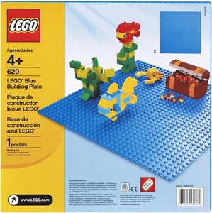 New LEGO Classic Blue Building Plate (620) - Retired! - Picture 1 of 3