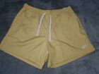 Nike Sportswear Woven Lined Flow Shorts Mens Yellow 2Xl Xxl Dr5678 700 Mid Thigh