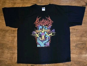 Original Controversial BLOODBATH Mock The Cross Shirt Swedish Death Metal band T - Picture 1 of 5