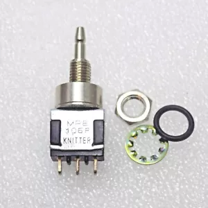 1x KNITTER-MPE106F Panel Mount Push Button Switch ON,ON - Picture 1 of 4