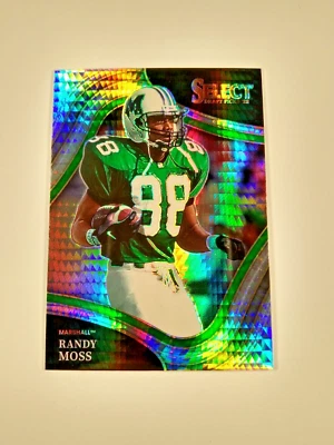 2022 Panini Select Draft Picks Field Level Silver Prizm Randy Moss #162 - Image 1 of 2