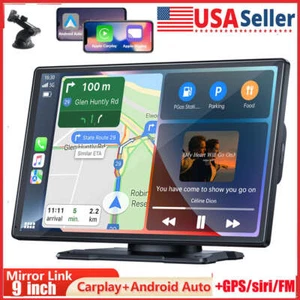 9" Wireless Autoradio Apple Carplay GPS Navigation Android Auto Audio Empfänger - Bild 1 von 12