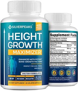 Growth Capsules to Grow Taller - Height Growth Maximizer with Calcium for Bon...
