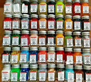 Testors Enamel Gloss and Flat Plastic Model Paint Glass Bottles 1/4 Fl.Oz. - Picture 1 of 59
