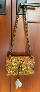 NWT Kurt Geiger London Mini Brixton Sequin Convertible Shoulder Hand Bag - Picture 1 of 14