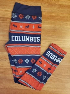 Giacche Blu Columbus CBJ LEGGINGS NATALIZI Donna Taglia LARGE Vacanze 5a Linea - Foto 1 di 11