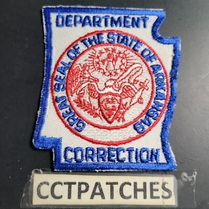 ARKANSAS DEPARTMENT CORRECTION STATE SHAPE SHOULDER PATCH AR - Picture 1 of 2