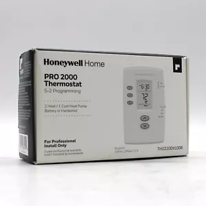 Honeywell Home PRO 2000 Termostato 2 Calor 1 Bomba de Calor Frío TH2210DV1006, NUEVO - Imagen 1 de 3