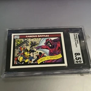 1990 Marvel Impel ~ X-MEN VS MAGNET #100 SGC 8.5 - Bild 1 von 5