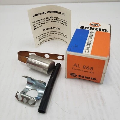 NAPA ECHLIN Universal Condenser Kit AL-868 New Old Stock - Image 1 of 3