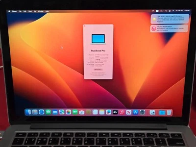 Apple MacBook Pro 13" (128GB SSD, Intel Core i5-5257U, 2.70GHz, 8GB RAM) Laptop - Image 1 of 3