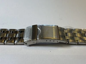 New Old Stock 20mm Stainless Steel Watch band Bracelet - Picture 1 of 3