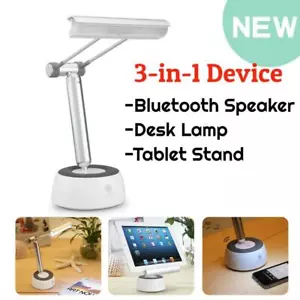 GGMM 3in-1 Wireless Bluetooth Lautsprecher/Tablet Ständer Halterung Halter/LED Schreibtischlampe - Bild 1 von 9