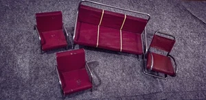 Sizmöbel Garnitur Bauhaus Zeit und Art Miniaturmodell. Seating set Bauhaus time. - Bild 1 von 13