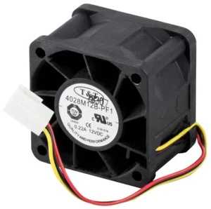 Refroidisseur T&t 4028M12B-PF1 Fan 40MM 3-PIN 12V 0.22A Dimensions : 40x40x28mm - Photo 1/2