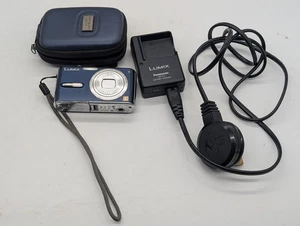 Panasonic LUMIX DMC-FX07 Digital Camera Tested w Battery tested Navy **READ** - Picture 1 of 8