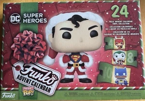 Funko Pop! Calendario de Adviento - DC Super Heroes 2023, 24 Pocket Pop! Figuras de vinilo - Imagen 1 de 3