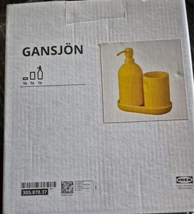 IKEA "Gansjön" - Badezimmer-Set 3-Teilig, wie abgebildet - Bild 1 von 2