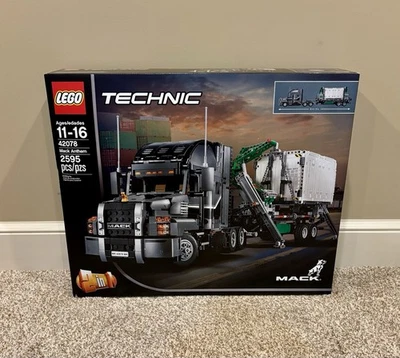 LEGO TECHNIC MACK Anthem Truck Trailer Set 2 In 1 42078 NIB RETIRED - Image 1 of 4