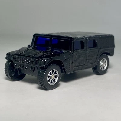 Maisto Commando Hum-V 1:64 Diecast Hummer H1 Diorama Modelo Negro Foto 1 de 4