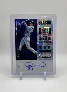 2018 Ryan McMahon RC Cracked Ice /24 Auto Season Ticket Refractor NYY Rookie! - Picture 1 of 3