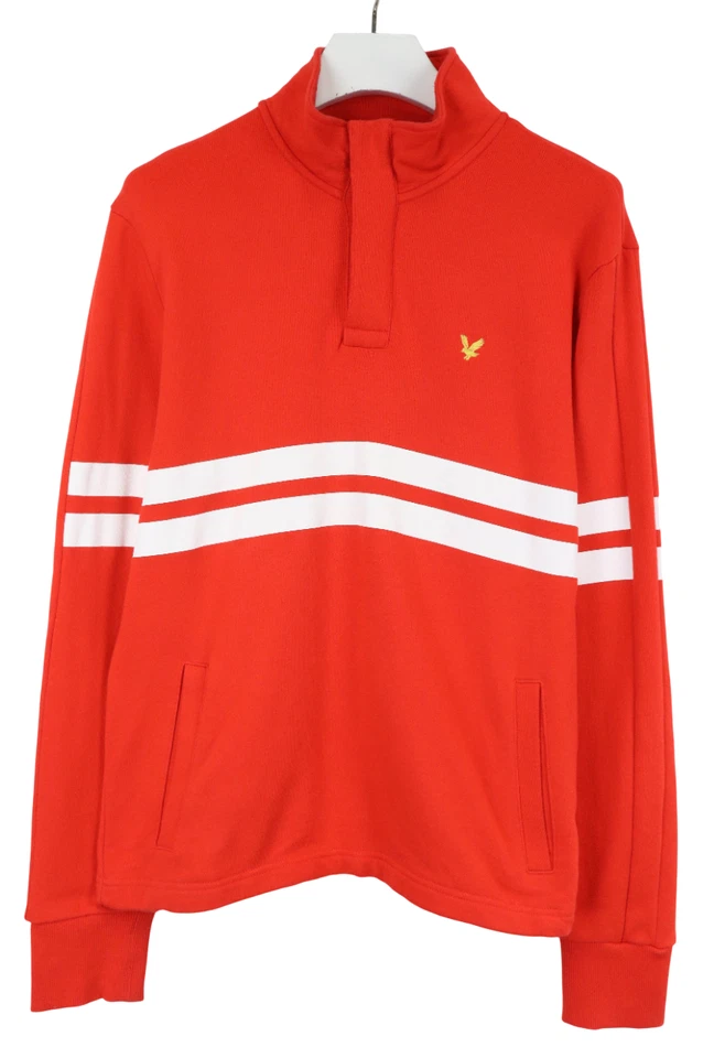 LYLE & SCOTT Archive Sudadera Calce Relajado Para Hombre MEDIANA Media Cremallera Pullover Foto 1 de 4