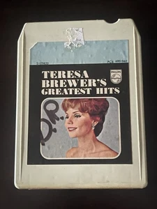 1976 Teresa Brewer’s Greatest Hits 8 Track Cartridge Collectible TESTED - Picture 1 of 7