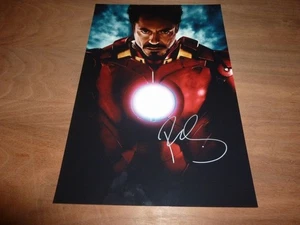 ROBERT DOWNEY Jr signed 12X8 photo IRON MAN + COA - Picture 1 of 2