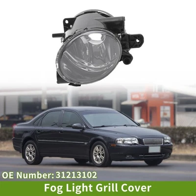 1 Pc Car Left Fog Light Grill for Volvo S80 2007-2013 No.31213102 Clear,Black Foto 1 de 4