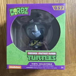Teenage Mutant Ninja Turtles Rocksteady Funko Dorbz Vinyl Figur #57 gewölbt selten - Bild 1 von 6