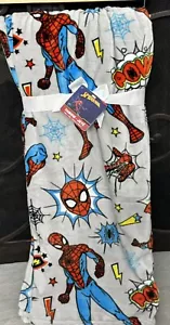 OVERSIZED MARVEL SPIDER-MAN PLUSH THROW BLANKET GREY BLUE RED CHRISTMAS - Picture 1 of 11