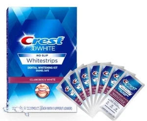 Crest 3D GLAMOUROUS Dental Teeth Whitening Kit 28 Strips in 14 Pouches FULL BOX - Picture 1 of 5