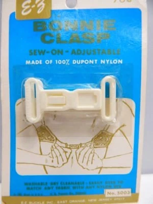 Sutiã Nos Vintage EZ Bonnie Fecho Costura Ajustável Camisa Casaco Fivela Extensão - Imagem 1 de 4