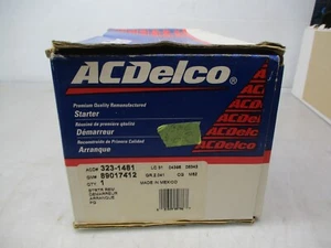 Starter ACDelco 323-1481 GM # 89017412 - Picture 1 of 5
