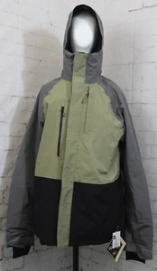 686 GoreTex Core Insulated Snowboard Jacket Men's Large, Rhino Grey Colorblock - Picture 1 of 7