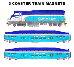 Tren de pasajeros Coaster 3 imanes Andy Fletcher - Imagen 1 de 1