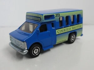 2010 Matchbox 10-Pack Exclusive Chevy Transport Bus Blue Courtesy Shuttle LOOSE - Picture 1 of 8