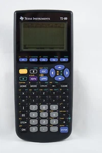 Texas Instruments TI-89 Graphing Calculator w/Cover- For Parts Only - Picture 1 of 6