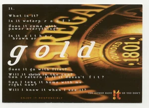 Chivas Regal Unused Rack Card Free Card Advertising Postcard #2 - Picture 1 of 2