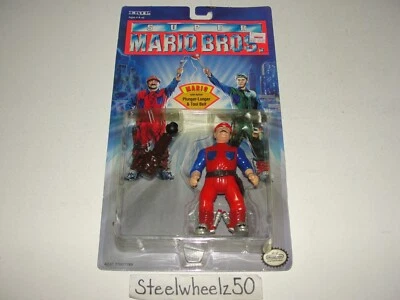 Figura de acción Super Mario Bros Película Mario 1993 Ertl Nintendo 5" NUEVO SELLADO Raro Foto 1 de 3