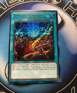 *** SPRIGHT STARTER *** 1ST EDITION SECRET RARE BLTR-EN104 YUGIOH! (NM) - Picture 1 of 1